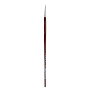 Da Vinci College Synthetic Brush - Round, Long Handle, Size 4