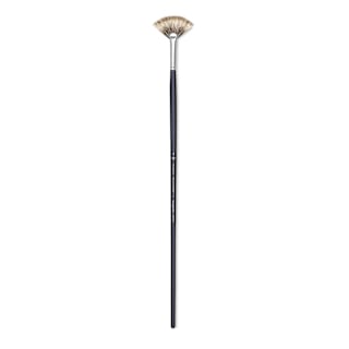 Royal & Langnickel SableTek Brush - Fan Blender, Long Handle, Size 4