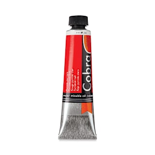 Cobra Artist Water Mixable Oil Paint - Pyrrole Red Light, 40 ml tube