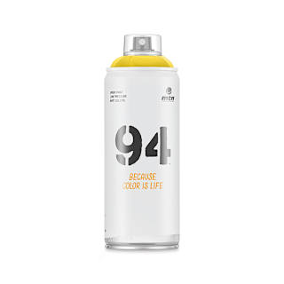 MTN 94 Spray Paint - Etheral Yellow (Transparent), 400 ml can