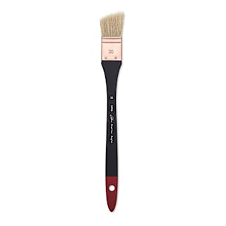Silver Brush Atelier Hog Bristle Angle Mottler Brush - Size 30