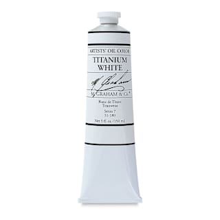 M. Graham Artists' Oil Color - Titanium White, 148 ml tube