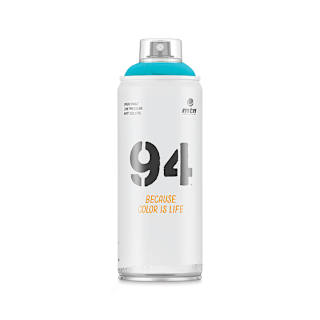 MTN 94 Spray Paint - Fromentera Blue, 400 ml can
