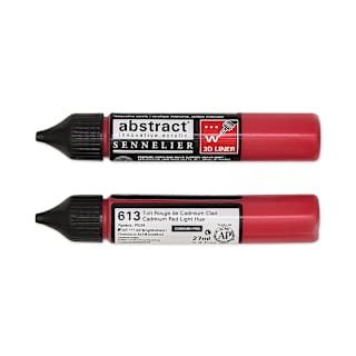 Sennelier Abstract 3D Liner - Cadmium Red Light Hue, 27 ml