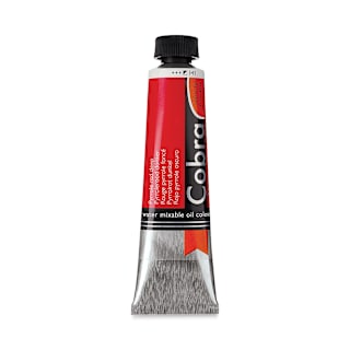 Cobra Artist Water Mixable Oil Paint - Pyrrole Red Deep, 40 ml tube