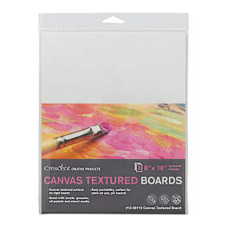 Crescent Canvas Board - 8" x 10", Pkg of 3