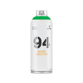 MTN 94 Spray Paint - Hulk Green, 400 ml can