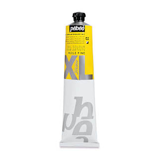 Pebeo XL Studio Oil Color - Primary Cadmium Yellow Imitation, 200 ml Tube