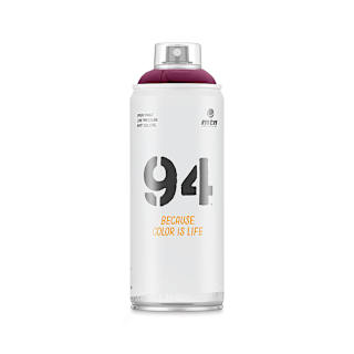 MTN 94 Spray Paint - Taurus Red, 400 ml can