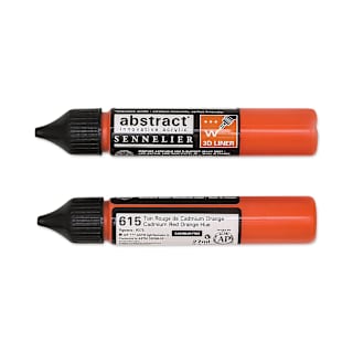 Sennelier Abstract 3D Liner - Cadmium Red Orange Hue, 27 ml