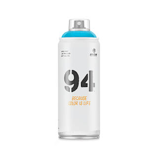 MTN 94 Spray Paint - Atmosphere Blue (Transparent), 400 ml can
