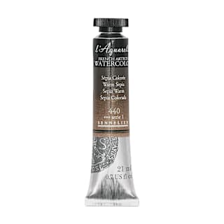 Sennelier French Artists' Watercolor - Warm Sepia, 21 ml Tube