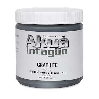 Akua Intaglio Ink - Graphite, 237 ml