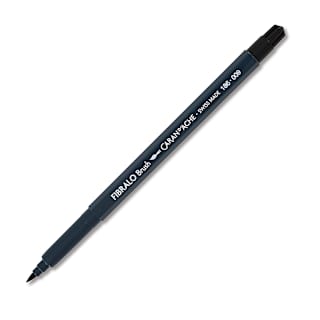 Caran d'Ache Fibralo Brush Marker - Black