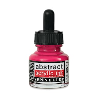 Sennelier Abstract Acrylic Ink - Cadmium Red Light Hue, 1 oz