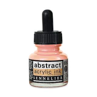 Sennelier Abstract Acrylic Ink - Blush Tint, 1 oz