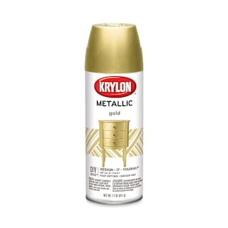 Krylon Brilliant Metallic Spray Paint - Gold, 11 oz