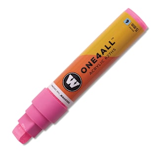 Molotow One4All Acrylic Marker - 15 mm Tip , Neon Pink, Square Tip