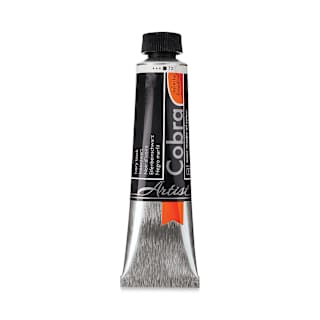 Cobra Artist Water Mixable Oil Paint - Ivory Black, 40 ml tube