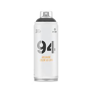 MTN 94 Spray Paint - Shadow Black (Transparent), 400 ml can