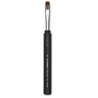 Da Vinci Casaneo Synthetic Squirrel Watercolor Brush - Travel Flat, Size 10, Short Handle, Synthetic