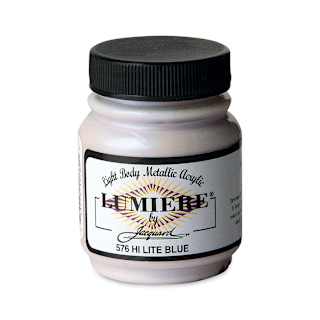Jacquard Lumiere Acrylic - Hi-Lite Blue, 2.25 oz Jar