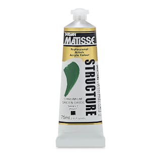 Matisse Structure Paint - Chromium Green Oxide, 75 ml