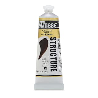 Matisse Structure Paint - Burnt Umber, 75 ml