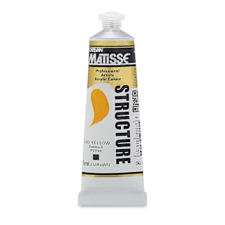 Matisse Structure Paint - Iso Yellow, 75 ml