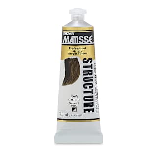 Matisse Structure Paint - Raw Umber, 75 ml