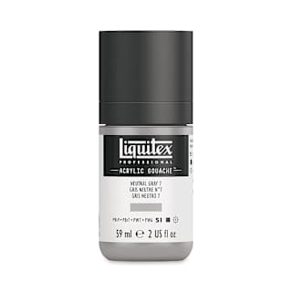 Liquitex Acrylic Gouache - Neutral Gray 7, 59 ml