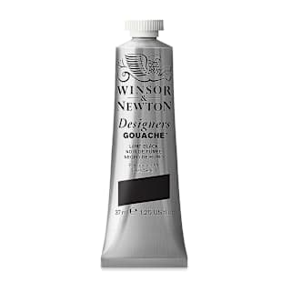 Winsor & Newton Designers Gouache - Lamp Black, 37 ml tube