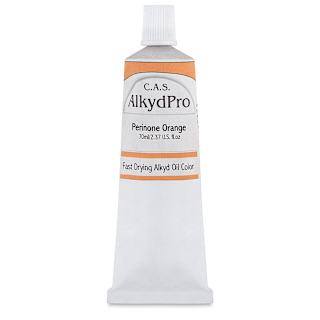 CAS AlkydPro Fast-Drying Alkyd Oil Color - Perinone Orange, 70 ml tube
