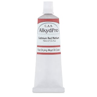 CAS AlkydPro Fast-Drying Alkyd Oil Color - Cadmium Red Medium, 70 ml tube