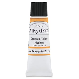 CAS AlkydPro Fast-Drying Alkyd Oil Color - Cadmium Yellow Medium, 37 ml tube