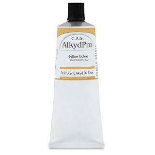 CAS AlkydPro Fast-Drying Alkyd Oil Color - Yellow Ochre, 120 ml tube