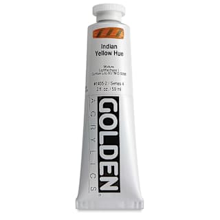Golden : Heavy Body : Acrylic Paint : 59ml (2oz): Indian Yellow Hue