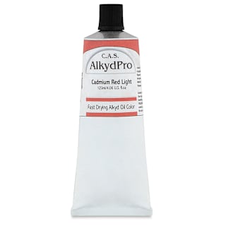CAS AlkydPro Fast-Drying Alkyd Oil Color - Cadmium Red Light, 120 ml tube