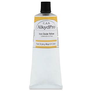 CAS AlkydPro Fast-Drying Alkyd Oil Color - Iron Oxide Yellow, 120 ml tube