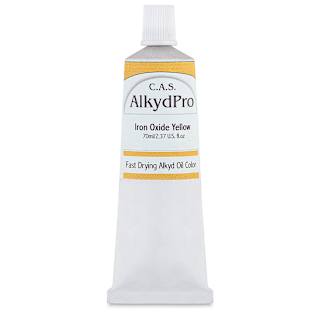 CAS AlkydPro Fast-Drying Alkyd Oil Color - Iron Oxide Yellow, 70 ml tube