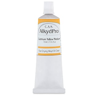 CAS AlkydPro Fast-Drying Alkyd Oil Color - Cadmium Yellow Medium, 70 ml tube