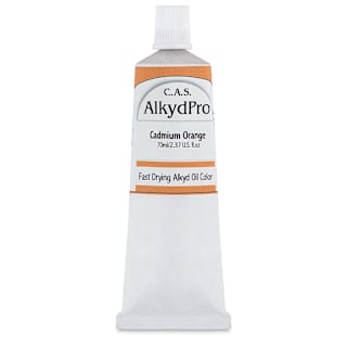 CAS AlkydPro Fast-Drying Alkyd Oil Color - Cadmium Orange, 70 ml tube