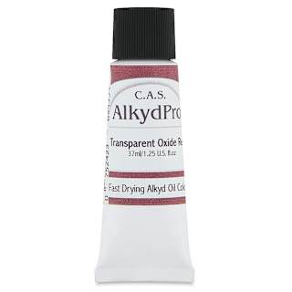 CAS AlkydPro Fast-Drying Alkyd Oil Color - Transparent Red Oxide, 37 ml tube