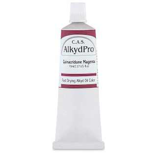 CAS AlkydPro Fast-Drying Alkyd Oil Color - Quinacridone Magenta, 70 ml tube