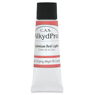 CAS AlkydPro Fast-Drying Alkyd Oil Color - Cadmium Red Light, 37 ml tube