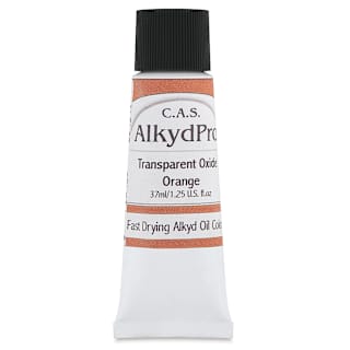 CAS AlkydPro Fast-Drying Alkyd Oil Color - Transparent Oxide Orange, 37 ml tube