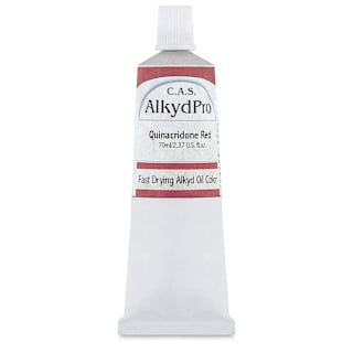 CAS AlkydPro Fast-Drying Alkyd Oil Color - Quinacridone Red, 70 ml tube