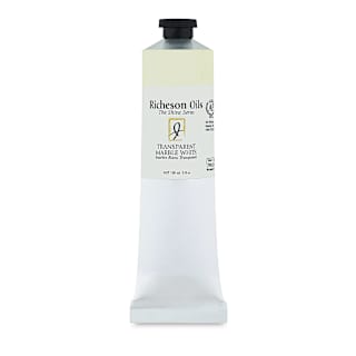 Shiva Signature Artist Oil Color - Transparent Marble White, 5 oz Tube
