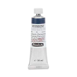 Schmincke Mussini Oil Color - Prussian Paris Blue, 35 ml tube