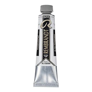 Rembrandt Artists' Oil Color - Transparent White, 40 ml tube